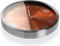 VERSA Muurklok - Oranje - Aluminium - 4 x 30 x 30 cm