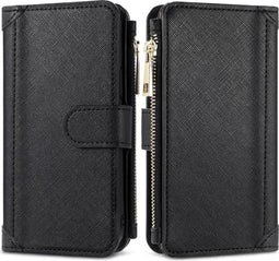 iMoshion Hoesje Geschikt voor Samsung Galaxy S21 Hoesje Met Pasjeshouder - iMoshion Luxe Portemonnee - Zwart