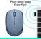 Logitech M171 - Draadloze Muis - 10 meter bereik - Blauw/Grijs