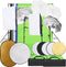 vidaXL - Fotostudioset - met - verlichtingsset, - achtergrond - en - reflector