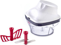 Westmark Uien-/kruidensnijder/dressingmixer, met mes en mixopzetstuk, vulvolume: 250ml, RVS, zilver, 11592260