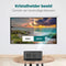 Spoused Beamer - Full-HD - 10.000 Lumen - Streamen Via WiFi - Mini Beamer - Zwart