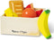 Melissa & Doug Voedselgroepen - Houten speelgoedeten met 21 stuks en 4 kratjes - Leerzaam fantasiespel (set van 21)
