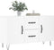 vidaXL - Dressoir - 100x36x60 - cm - bewerkt - hout - wit
