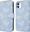 iMoshion Hoesje Geschikt voor iPhone 11 Hoesje Met Pasjeshouder - iMoshion Design Bookcase smartphone - Blauw / Butterfly