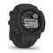 Garmin Instinct 2S Solar 40 mm zwart met een zwart siliconen polsband
