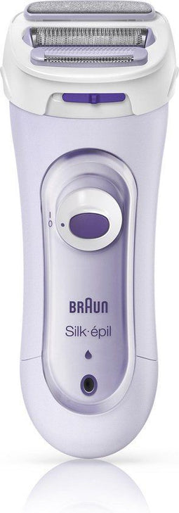 Braun Silk-épil 5-560 - Draadloos Lady Shaver 3-in-1 - Scrub- en trimmeropzetstuk