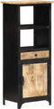 vidaXL - Hoge - kast - 45x32x110 - cm - massief - mangohout