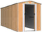 vidaXL - Tuinschuur - 192x523x223 - cm - gegalvaniseerd - staal - lichtbruin