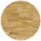 vidaXL - Tafelblad - rond - 44 - mm - 800 - mm - massief - eikenhout