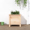vidaXL - Plantenbak - 40x40x39 - cm - massief - grenenhout