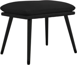 vidaXL - Voetenbank - 45x29,5x35 - cm - glanzend - kunstleer - zwart