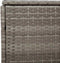 vidaXL - Tuinbox - 110x50x58 - cm - poly - rattan - grijs