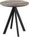 Infinity Terrastafel Zwart Frame + Tropical Wood HPL 70 cm - Essentials 120011270