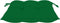 vidaXL - Stoelkussens - 6 - st - 50x50x7 - cm - oxford - stof - groen