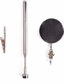 Benson Pick-up tool 3-in-1 - Magneet, spiegel en klem - Telescopisch 13.5-64.5 cm