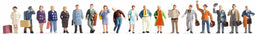 NOCH 16106 H0 Reizigers figuren Geverfd, Staand