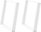 vidaXL - Eettafelpoten - 2 - st - U-vormig - 70x(72-73) - cm - staal - wit