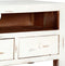 vidaXL - Tv-meubel - 120x30x40 - cm - massief - acaciahout - wit