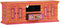 vidaXL - Tv-meubel - 110x30x40 - cm - massief - mangohout - roze