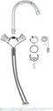 GROHE Costa-L - Wastafelkraan - Met ketting - Chroom