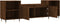 vidaXL - Tv-meubel - 160x35x55 - cm - bewerkt - hout - bruin - eikenkleur