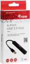 Equip 128953 - USB 3.0 Hub - 4 poorten - Zwart