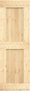 vidaXL - Schuifdeur - met - beslag - 70x210 - cm - massief - grenenhout