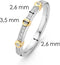 TI SENTO Ring 12149ZY - Zilveren dames ring - Zirkonia - Maat 50