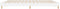 vidaXL - Bedframe - bewerkt - hout - hoogglans - wit - 200x200 - cm
