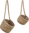 Mica Decorations Anne - Hangende Bloempot - Set van 2 - H20 x Ø25 cm - Lichtbruin (2 stuks)