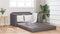 vidaXL - Ligbed/Sofa - 2-in-1 - Grijs - 124x71x78 - cm - Kunstleer