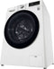 LG F4WR7012 - Wasmachine - 11 kg - 1350 tpm - TurboWash™ 39 - AI DD™ - Steam - Wit met zwarte deur