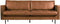 BePureHome Rodeo Bank 3-Zits - Recycle Leer - Cognac - 83x275x88