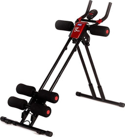 5mins Shaper Ab Trainer Buikspier apparaat Full Body Fitness apparaat Buik Core trainer Buikspierbank verstelbaar inklapbaar - 5 Minute Hometrainer voor thuis, buikspieren, billen, armen, benen, taille