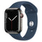 Apple Watch Series 7 - 45mm - Roestvrij staal - Grafiet - GPS + Cellular