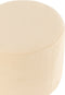 J-Line poef - ribfluweel/textiel - creme