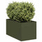 vidaXL - Plantenbak - 40x80x40 - cm - koudgewalst - staal - olijfgroen