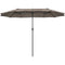 Coast Dubbele Parasol 470x280x245cm (LxBxH) - Bruin