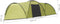 vidaXL - Iglotent - 8-persoons - 650x240x190 - cm - groen