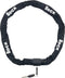 LLOCX Kettingslot - 1 Meter - 5mm Roestvrij Staal - Zwarte Sleeve