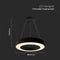 V-TAC VT-7760-B - Dimbare hanglamp - 50W 6100 Lumen 4000K - Zwart