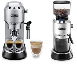 DeLonghi Dedica ECKG6821.M - Pompdruk espressomachine met koffiemolen - 15 bar - Zilver