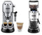 DeLonghi Dedica ECKG6821.M - Pompdruk espressomachine met koffiemolen - 15 bar - Zilver