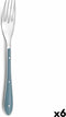 Vork Amefa Bistro Metaal Tweekleurig 20,7 cm (Pack 6x)