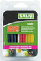 Hot melt glue sticks Salki 431088 Multicolour Decoratie Ø 8 x 95 mm (22 Stuks)