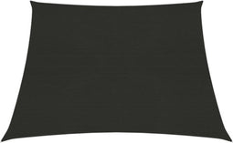 vidaXL - Zonnezeil - 160 - g/m² - 3/4x3 - m - HDPE - zwart