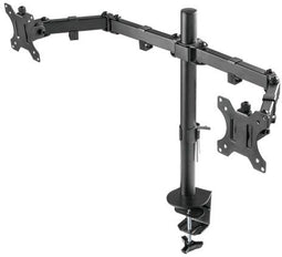 Deltaco GAM-040 - Bureaubeugel - Kantelbaar en draaibaar - Voor 2 monitoren 13-32 inch