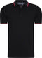 Mario Russo Polo shirt Edward - Polo Shirt Heren - Poloshirts heren - Katoen - Zwart