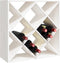vidaXL - Wijnkast - 62x25x62 - cm - massief - grenenhout - wit